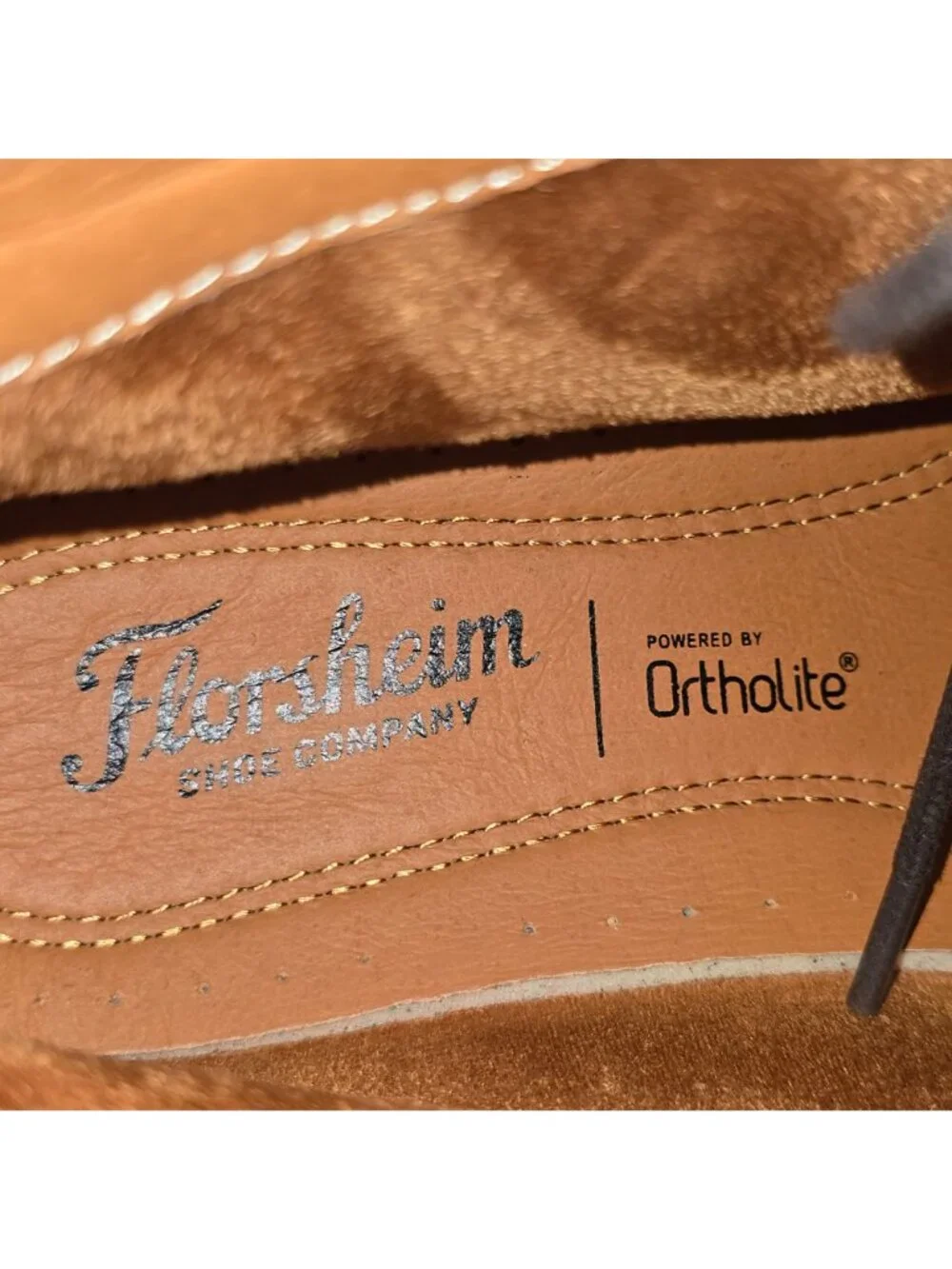 Florsheim Mens Lace-Up Leather Brown Chukka Boots Ortholite Size 10.5M CM2373